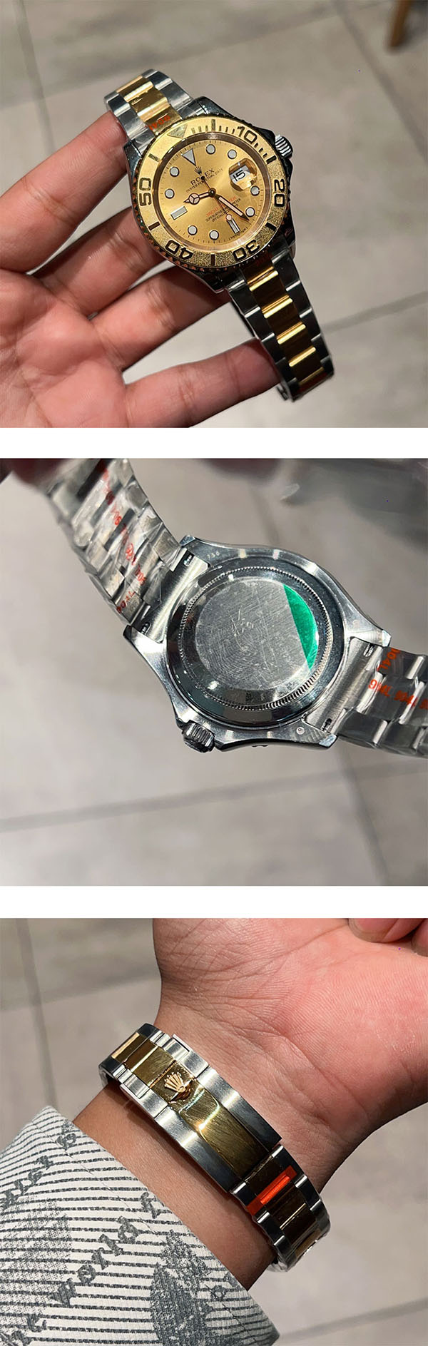【1月目玉商品】ヨットマスターコピー時計  16623 40mm 、ファッション時計